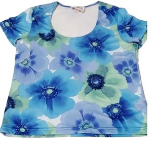 Vintage lg dress top floral